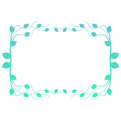 square leaf frame
