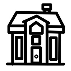 Apartment Architecture Building Home House Icon