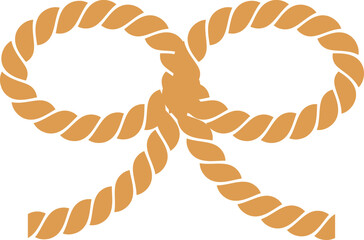 しめ縄　シンプル　蝶結び