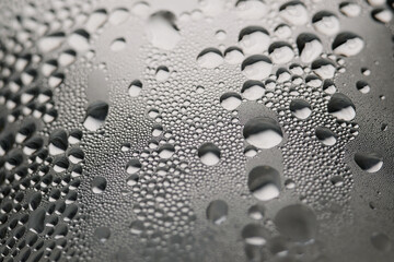 Macro of water condensation 