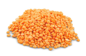 Close-up of soybeans isolated on white background
