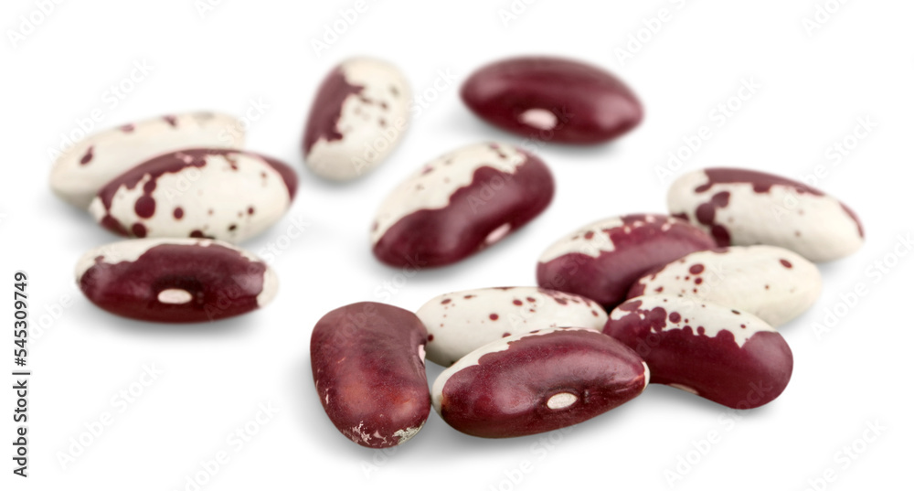 Poster Kidney beans isolated on white background