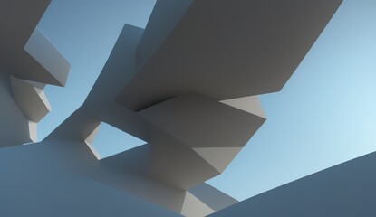 fondo abstracto, render 3d