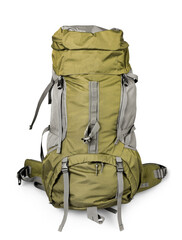 Large modern touristic backpack or rucksack