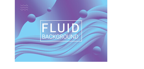 Dynamic style fluid background Creative illustration for poster, web, landing, page, and cover. Duotone geometric compositions with gradient 3d flow shape