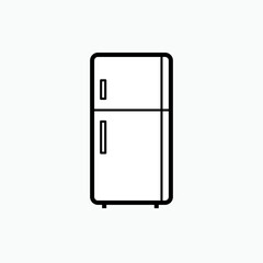 Freezer Icon - Vector, Sign and Symbol for Design, Presentation, Website or Apps Elements.    