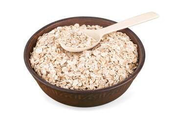 Bowl of Oat Flakes