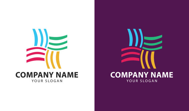 abstract geometric company logo 
