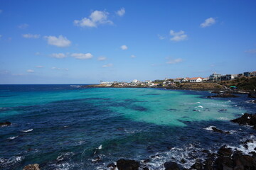 beautiful seascape with charming color