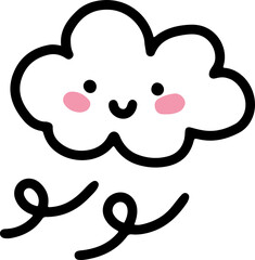 hand draw weather element