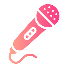 microphone gradient icon