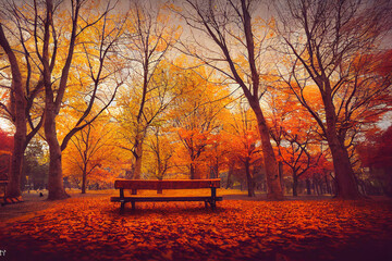 bench in park