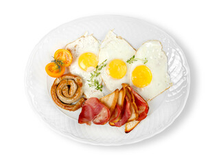 Big Breakfast, with egg and bacon
