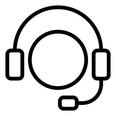 Customer service line icon