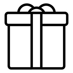 Gift line icon
