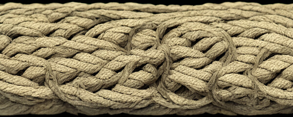 rope on the sand