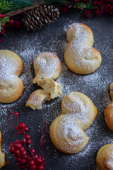 Lussekatter, Sweet Swedish buns baked with saffron