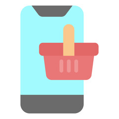 Onflat shop flat icon