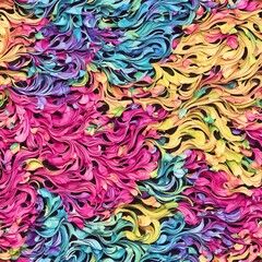 Obraz na płótnie Canvas Seamless floral pattern flower background illustration decorative pattern digital art botanical artwork repeating textile texture wallpaper design decoration
