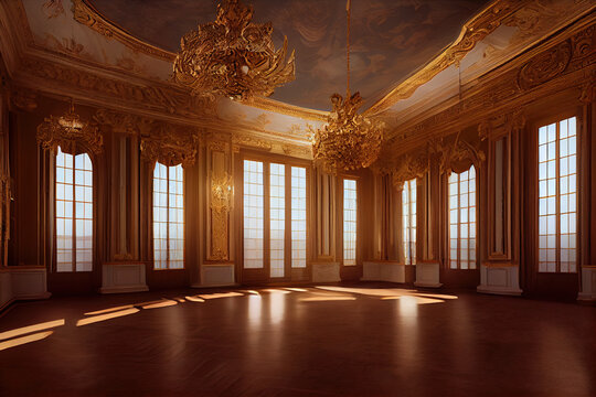 French palace hall