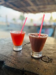 cocktail on the beach