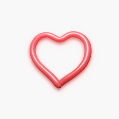 heart made of balloon