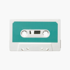 cassette tape isolated on white