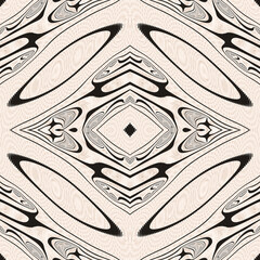 Obraz premium Beautiful seamless ethnic pattern. Abstract ornament in tribal style