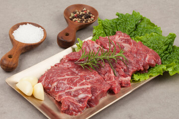 raw meat, beef, fresh, indoor, cooking, meat, food, ingredients, skirt meat, Korea,생고기,소고기,신선,실내,요리,육류,음식,음식,재료,치마살,한국,