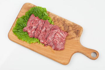 raw meat, beef, fresh, indoor, cooking, meat, food, ingredients, skirt meat, Korea,생고기,소고기,신선,실내,요리,육류,음식,음식,재료,치마살,한국,