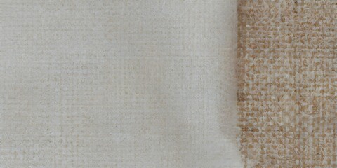 Brown cotton fabric texture background, seamless pattern of natural textile.