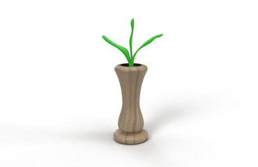 Fototapeta na wymiar plant in a vase