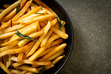 French fries with sour cream and ketchup