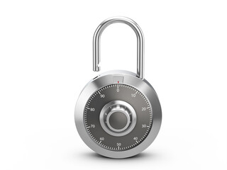 Padlock combination lock