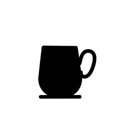 Glass icon Drink Silhouette, coffe cup, Silhouette of Glassware, Silhouette of Drink glass