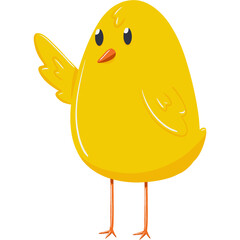 Yellow Chick Illustration (5)