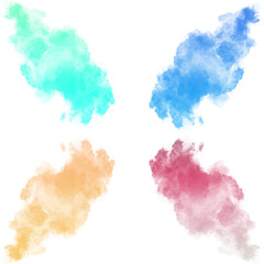 colored smoke explosion