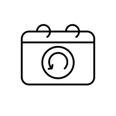 schedule line icon