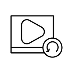 video line icon