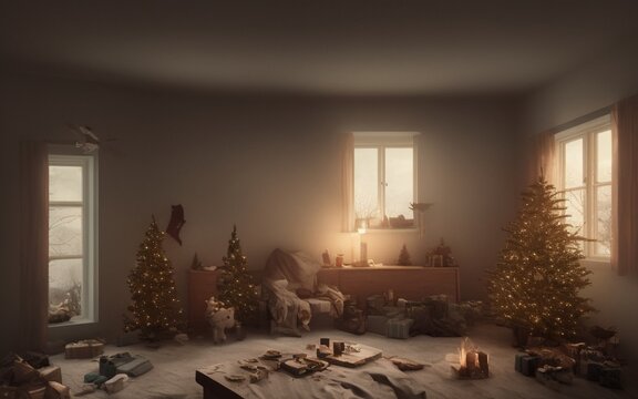 Habitación En Navidad