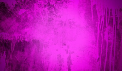 Obraz premium A textured purple concrete wall with a prominent vertical crack. 