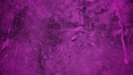 A textured purple concrete wall with a prominent vertical crack. 