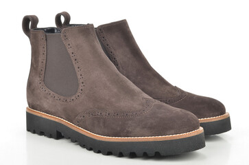 pair of boots isolated