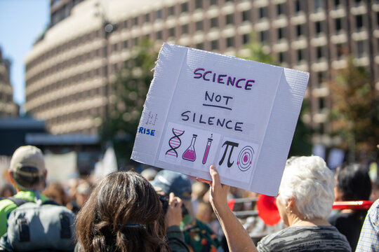 Boston, MA, USA - September 24 2019: Climate Strike For The Green New Deal