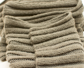 Close up scarf for winter