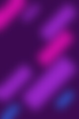 modern tech business card template, dark purple background with blue and magenta lines