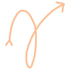 Hand Drawn Aesthetic Arrow