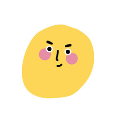 Fototapeta premium Mood Emotion cute face cartoon 