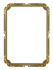 Naklejka premium gold decorative frame