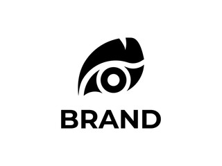 Eyebrows and eye graphic designs are suitable for use as logos in creative fields or other fields